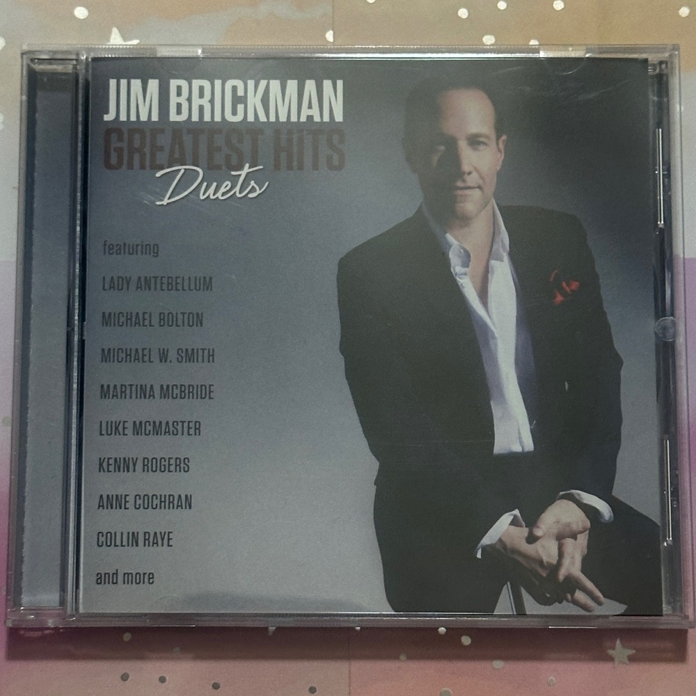 Jim Brickman Greatest Hits Duets CD 2015 Promo Lady Antebellum Michael Bolton